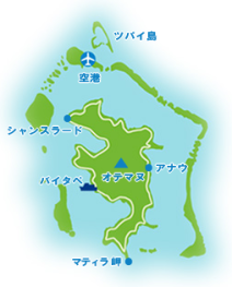 ボラボラ島マップ