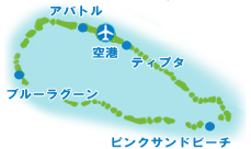 ランギロア島マップ
